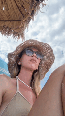 Summer beach day documented in Nesebar, Bulgaria resort town