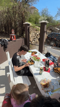 Religious ceremony draws families for outdoor gathering in Karlovo