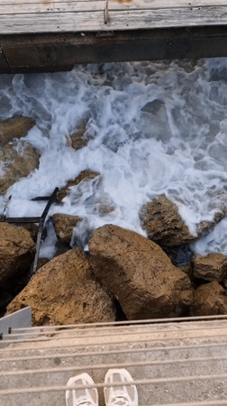 Afternoon leisure scenes captured along Tel Aviv waterfront boardwalk