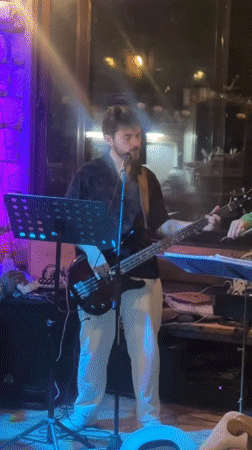 Tantras Brothers perform live in a rustic Cetinje venue