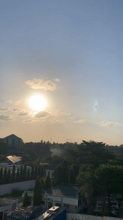 Sunny afternoon cityscape views documented across Dar es Salaam