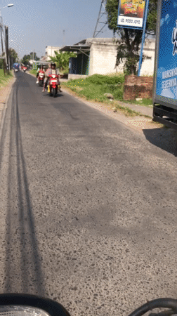 Everyday traffic and street life across rural East Java villages