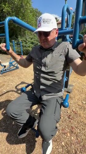 Outdoor workout and key cutting in the Misgav hills