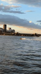 Afternoon waterfront recreation captured across multiple city locations