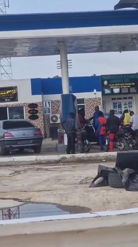 Morning activity observed at Gwagwalada gas station