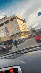 Afternoon street activity documented across central Tbilisi