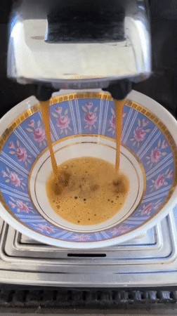 Morning breakfast routine captured in Klaipėda home kitchen