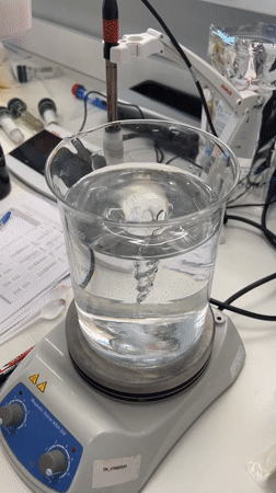Laboratory experiment documented in Novosaratovka facility