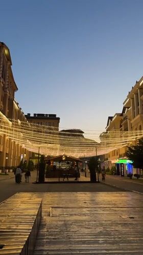 Evening scenes captured in Estosadok resort town