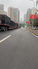 Rainy day errands captured in Jiulongpo District