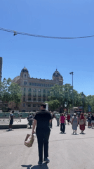 Barcelona street scenes documented during morning hours May 26