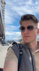 Young man documents daily routine across Plovdiv locations
