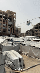 Gaza residents seek water, shelter amid widespread urban damage