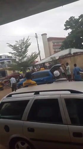 Ordinary morning activities documented in Nigerian town
