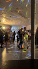 Dance party underway in Sochi with multiple couples