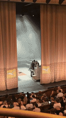 Theatrical performance documented by witnesses in Moscow