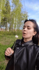 Spring day leisure activities documented in Noviy, Russia