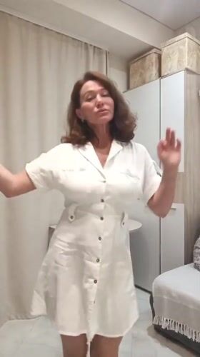 Home wellness session with dancing and massage devices in Sochi