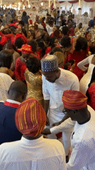 Man performs underwear dance at Nigerian wedding reception