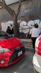 Sunday afternoon dining and street life in Mexico City
