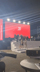 35th anniversary concert event on an outdoor stage in Tuzi