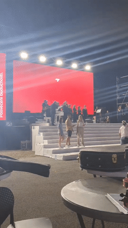 35th anniversary concert event on an outdoor stage in Tuzi