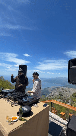 DJs perform mountaintop set in Montenegro gathering