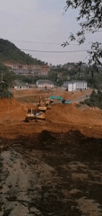 Morning hillside construction activity documented in Sa Pa Ward