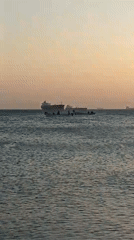 Evening fishing and sunset documented at Villa Marina beach