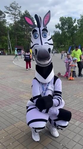 Early morning carnival activity recorded at Dynamo Park Khabarovsk