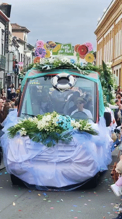 Festa da Flor flower festival celebrates in Ribeira Grande