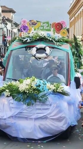Festa da Flor flower festival celebrates in Ribeira Grande