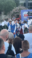 Polish folk ensemble performs in Budva, Montenegro