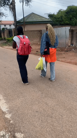 Morning street life documented across two Nigerian communities