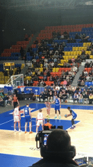 Basketball game draws crowds to Krasnoyarsk arena
