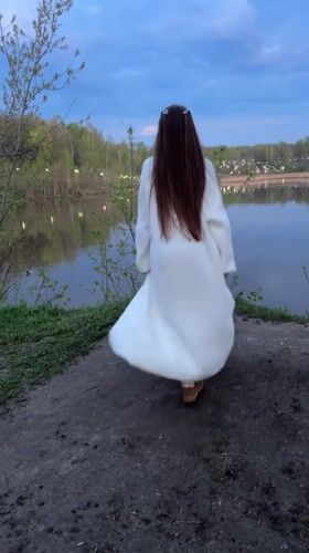 Casual lakeside moments captured in Klin, Russia