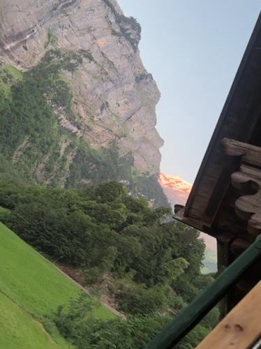 Chalet room downtime with Lauterbrunnen Valley views, Stechelberg