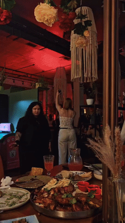 Evening celebration with dining and dancing at Vinnytsia restaurant