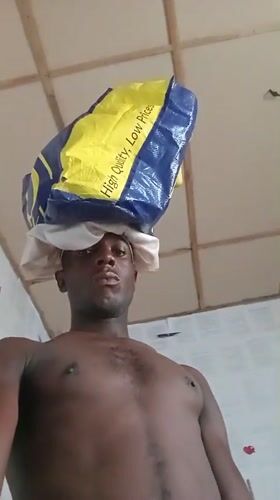 Nigerian nursing student documents study session with anatomy materials
