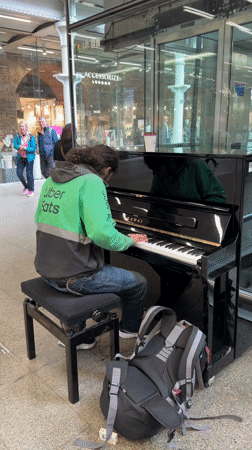 Spring blooms observed near St. Pancras Renaissance Hotel London