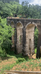 Morning at Ella's Nine Arch Bridge and surrounding hill country