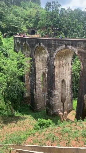 Morning at Ella's Nine Arch Bridge and surrounding hill country