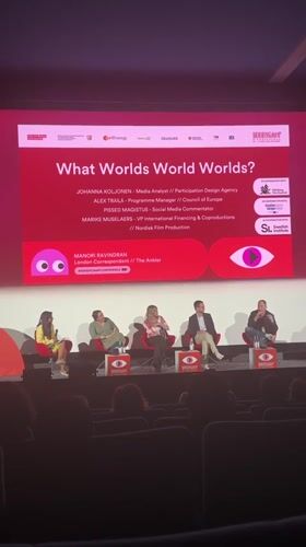 Panel discussion held in Cologne featuring multiple speakers