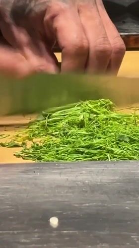 Home chef prepares sushi in Rio de Janeiro kitchen