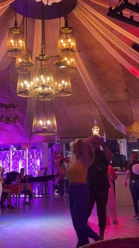 Evening social dancing scene captured at Pattaya restaurant venue