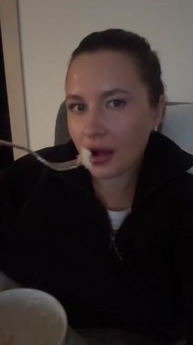 Woman observed eating and resting indoors near Moscow