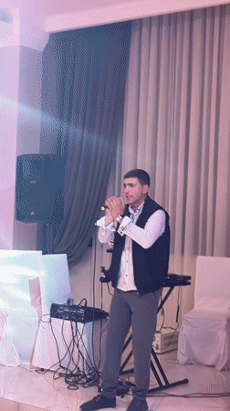 Musical celebration with karaoke and dancing in Areni, Armenia
