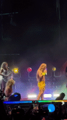 Late-night concert performance captured by audience in Mexico City