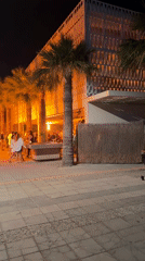 Evening dining and entertainment scene unfolds in Larnaca, Cyprus