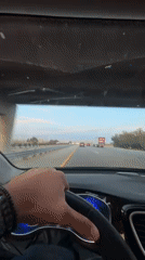 Driver Records Highway Travel Video in Whitewater